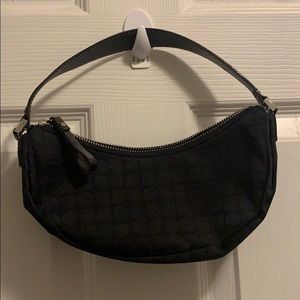 KATE SPADE ♠️ vintage black saddle bag style purse